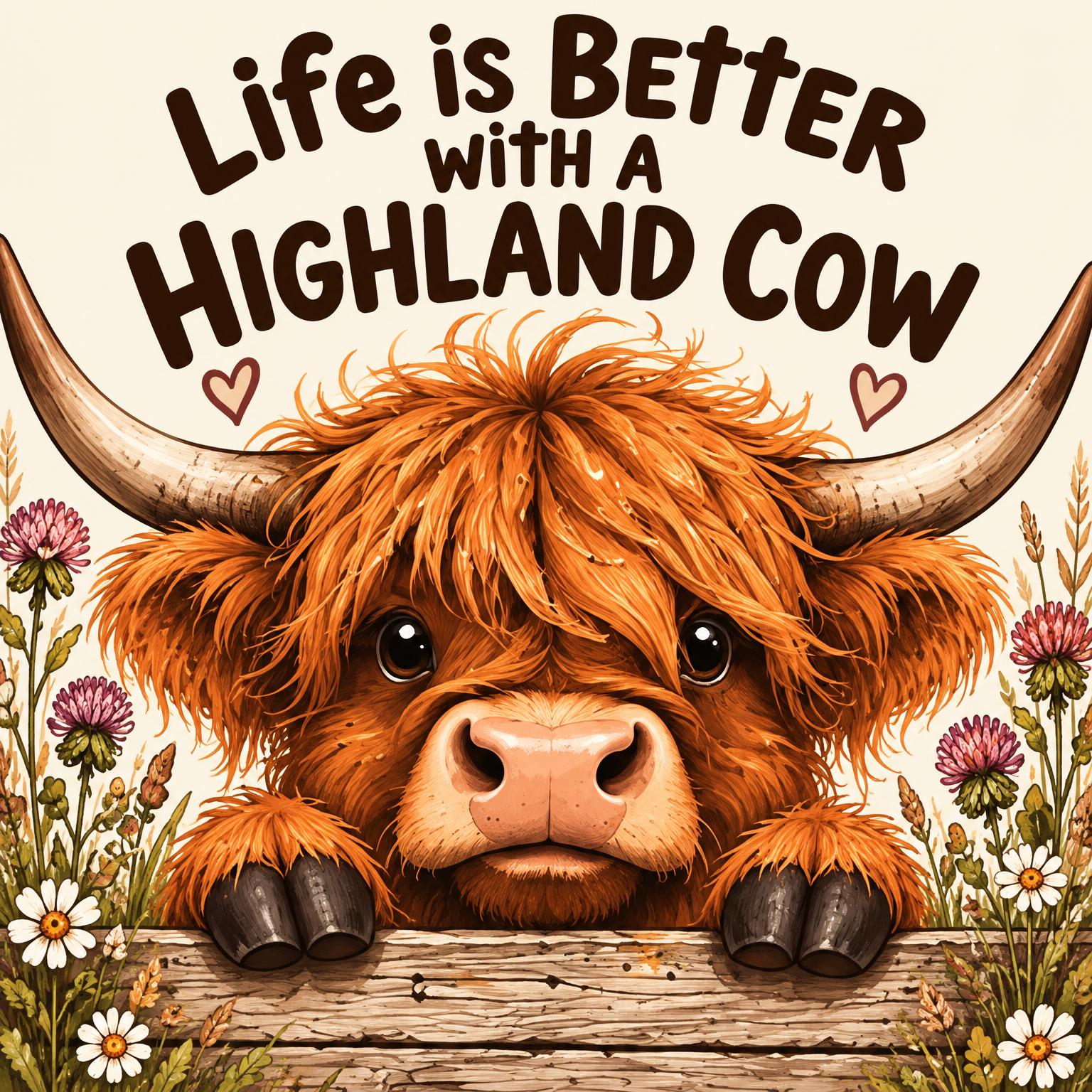 Life Is Better With a Highland Cow
